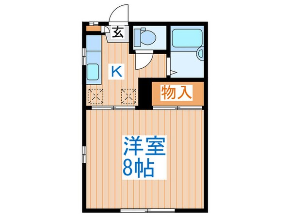 エミールハイツの物件間取画像